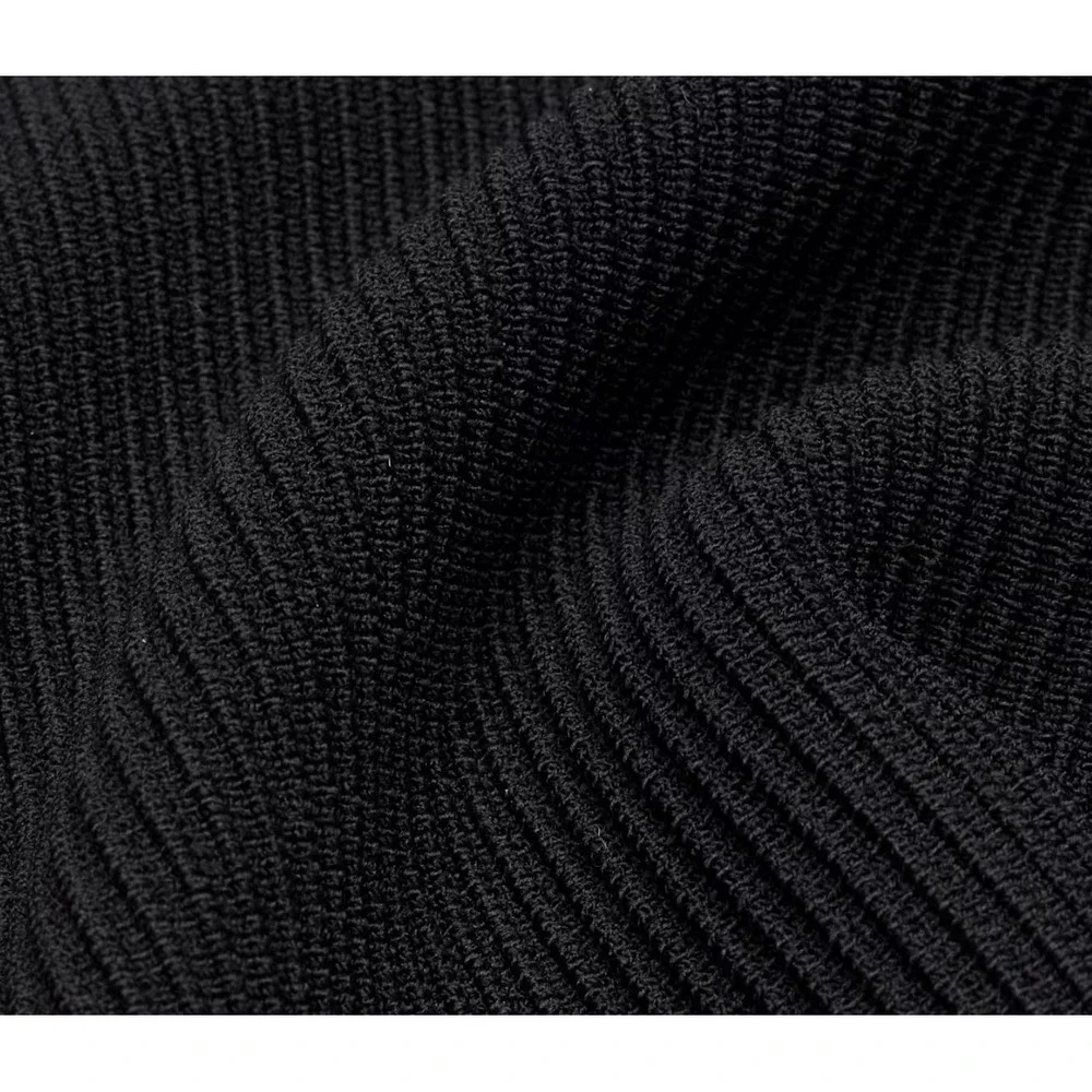 Aritzia Babaton Sculpt Knit Tube Top Black 2XS Strapless Ribbed Bodice